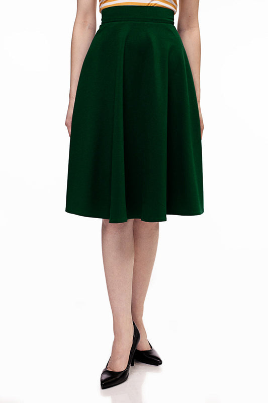 Charlotte Skirt in Green - Plus Sizes only