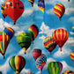 Hot Air Balloons Fit & Flare Dress