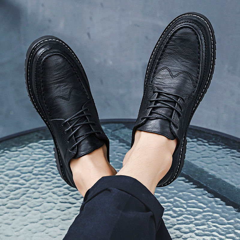Leather Casual Breathable Small Leather Shoes