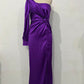 Women's One-shoulder Split Dress