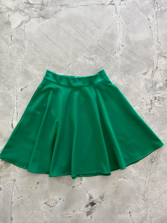 Harper Skater Skirt in Green