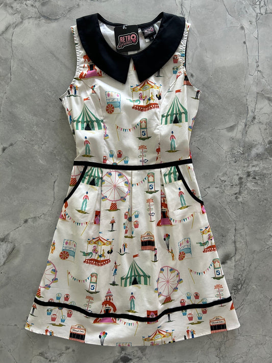 Carnival Collared Dress - XS only, 1 left!
