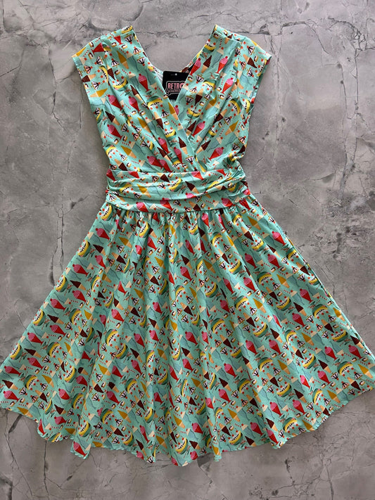 Ice Cream Greta Dress - XL only, 1 left!