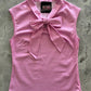 Pink Dot Bow Top