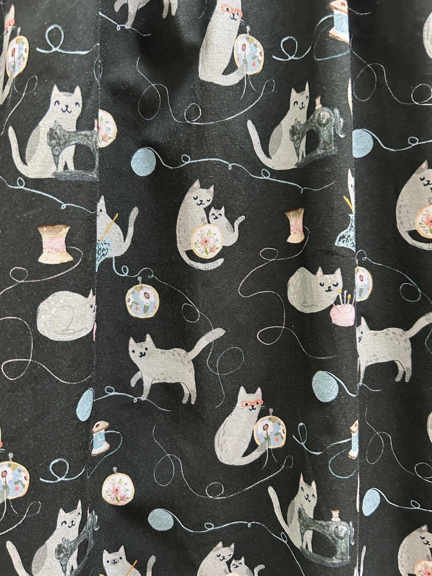 Cats and Yarn Fit & Flare Dress