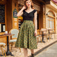 Green Plaid Doris Skirt