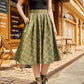 Green Plaid Doris Skirt