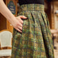Green Plaid Doris Skirt
