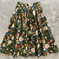 Dark Floral Doris Skirt