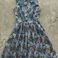 Painted Floral Vintage Dress