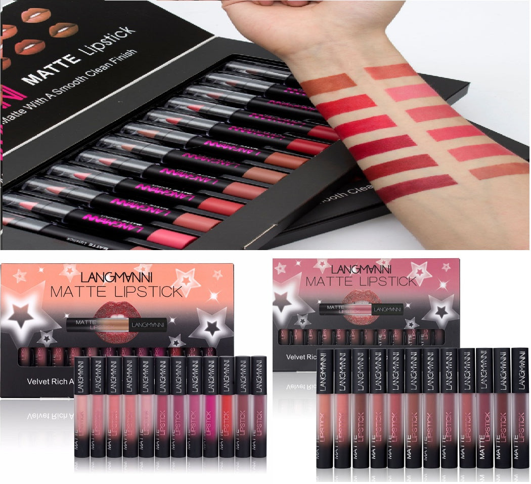 Waterproof Long-lasting Velvet Lipstick Set