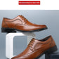 Block Carved Casual Leather Shoes For Men