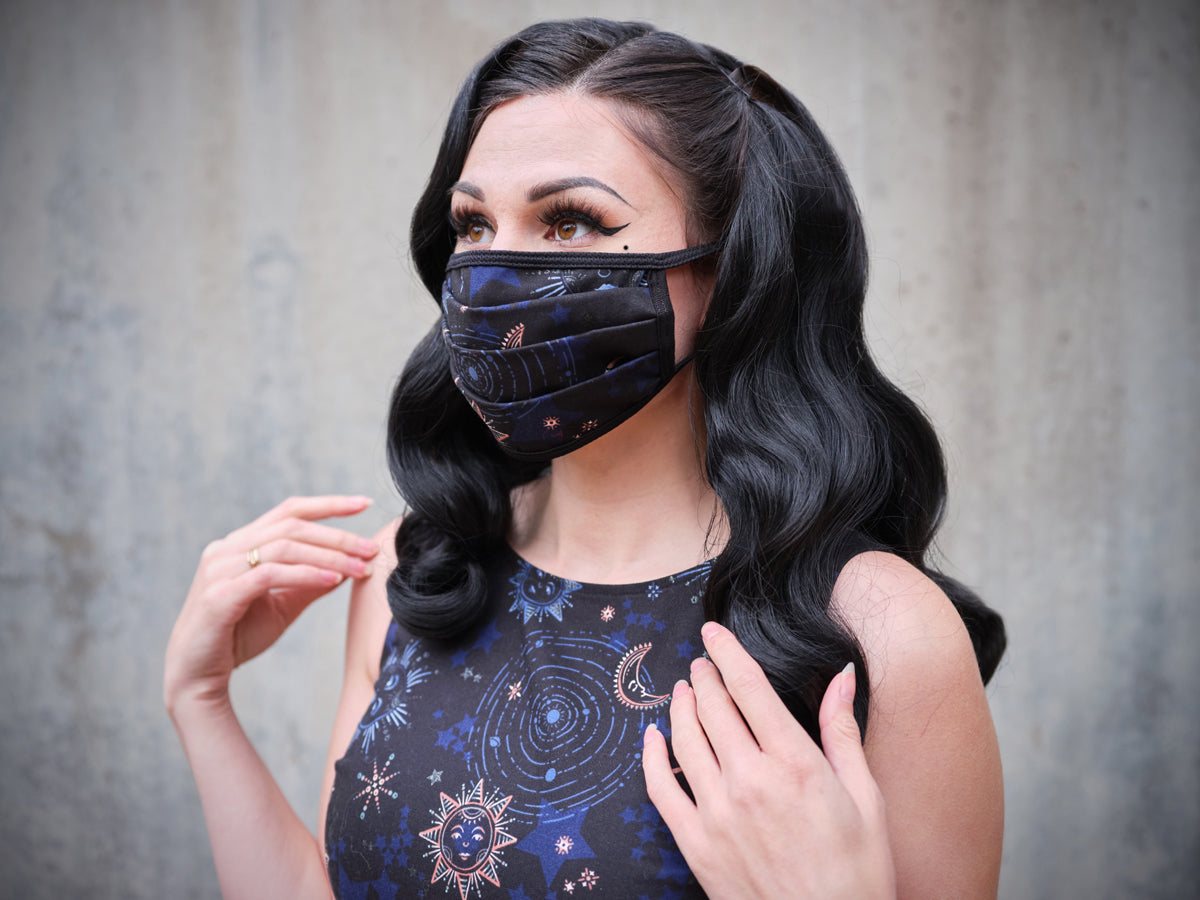 Celestial / Math Reversible Cotton Mask