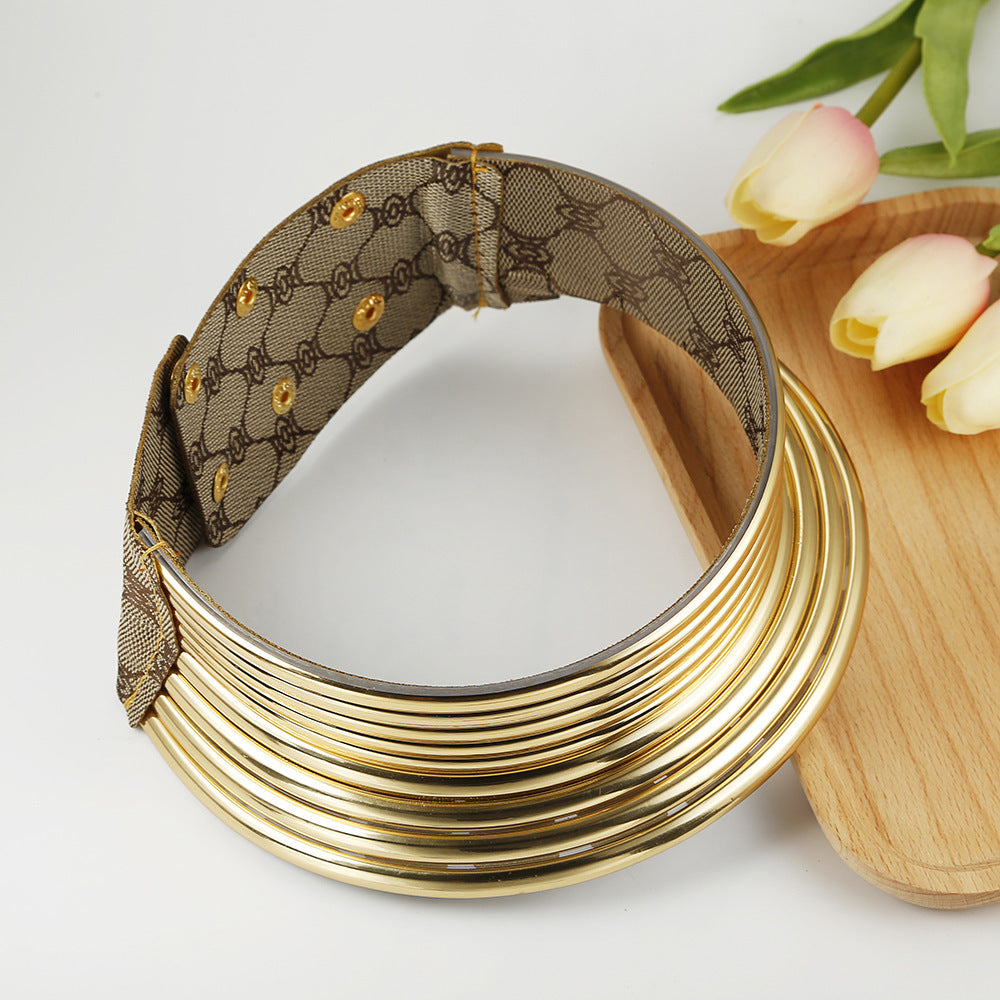 African exaggerated collar women necklace