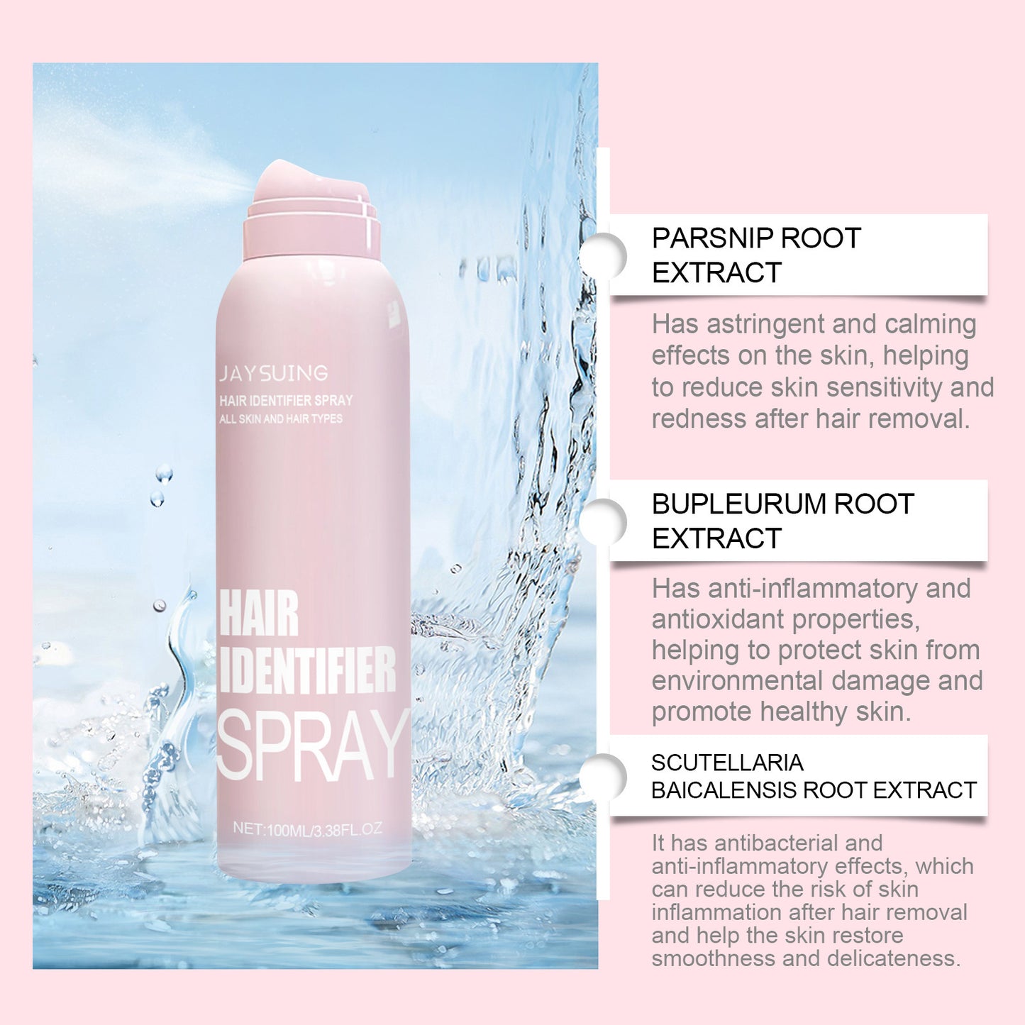 Hair Identifier Spray Set For Face Moisturizing