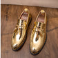 Men's British Pointed Leather Shoes