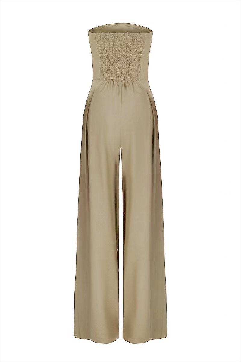Loose Tube-top Jumpsuit