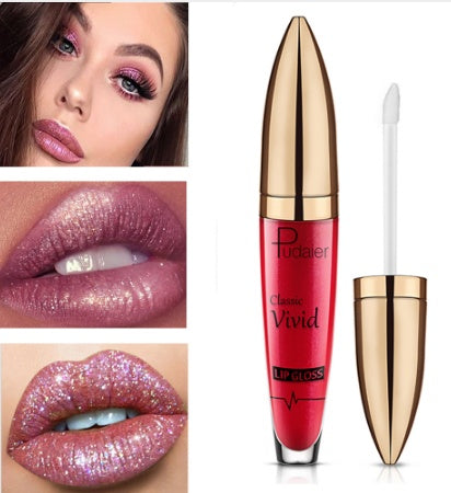 Non-stick cup diamond lip gloss