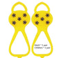 Unisex Men 5 Teeth Ice Gripper For Shoes