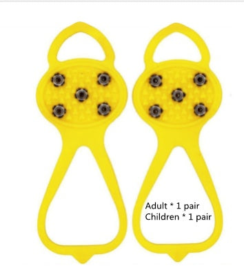 Unisex Men 5 Teeth Ice Gripper For Shoes