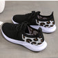 Women Leopard Print Lace-up Sneakers Sports