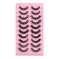 False Eyelashes, DD Curve, Thick, Eyelashes Ten Pairs