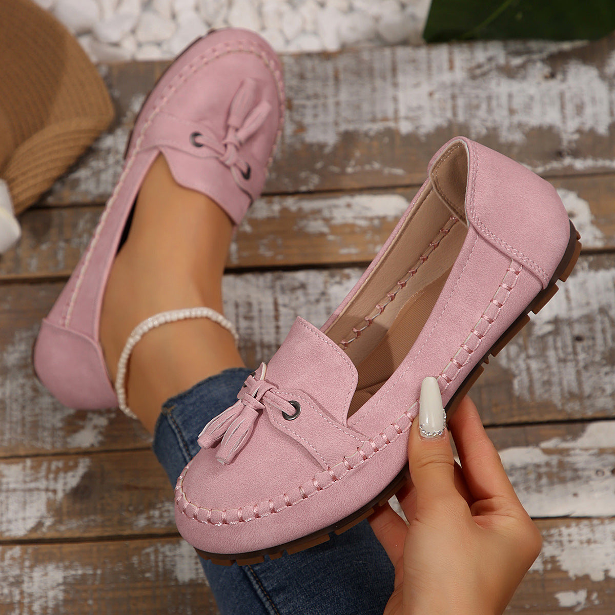 Women's Round Head Loafers