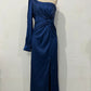 Women's One-shoulder Split Dress
