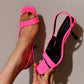 Fashion Square Toe High Heel Sandals For Women