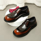 Wide Feet Leather Shoes Men's