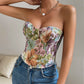 Floral Print Tube Vest