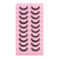 False Eyelashes, DD Curve, Thick, Eyelashes Ten Pairs