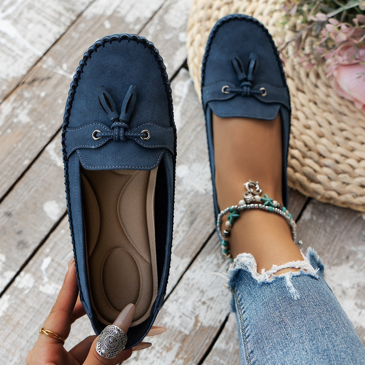 Women's Round Head Loafers