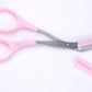 Eyebrow scissors with eyebrow comb