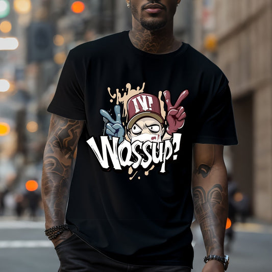 What's Up Fashionable Printed Men's T-shirts
