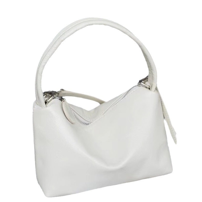 Vintage Patent Leather Glossy Shoulder Underarm Bag