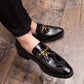 Men's British Pointed Leather Shoes