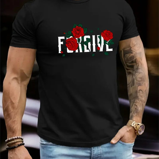 Casual Short Sleeved Round Neck T-shirts