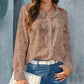 Women's Casual Sheer Button Down Blouses