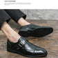 Men's British Style Assorted Colors Retro Buckle Casual Leather Shoes