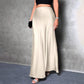 Women's Elegant Satin High Waist Flared Midi Skirt