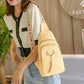 Fashion Letter Embroidery Chest Bags For Women