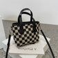 Fashion Houndstooth Shoulder Bag