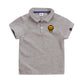 Summer Elastic Cotton Solid Color Short Sleeve Men Polo T-shirt