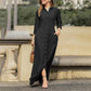 Women's Casual Button Down Denim Maxi Dress
