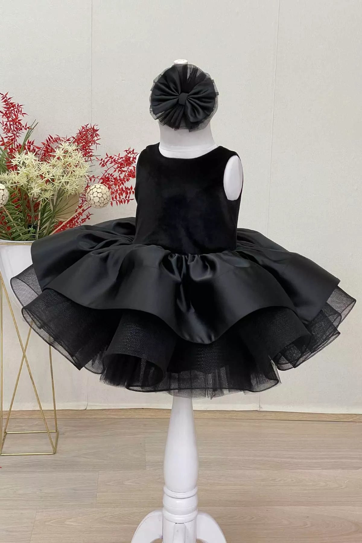 Abigail Black Party Dress
