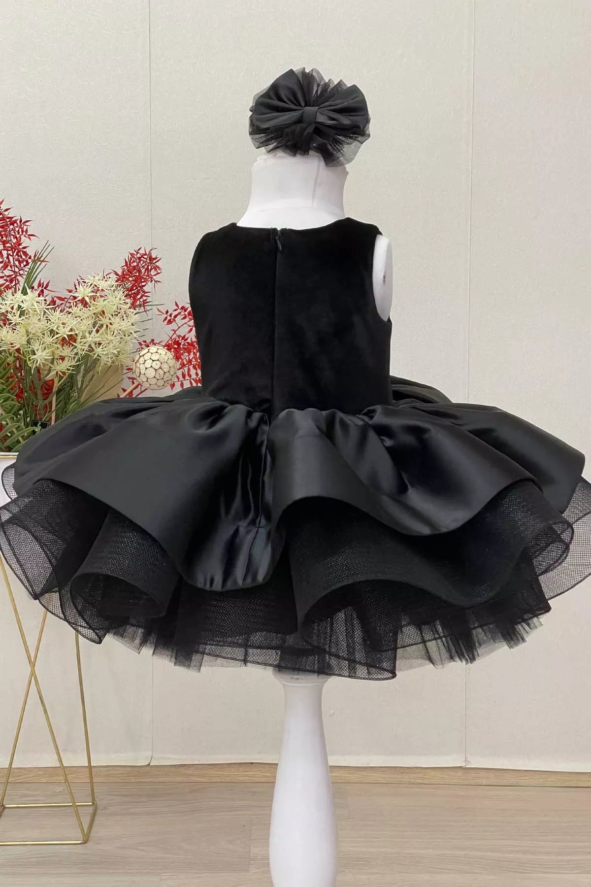 Abigail Black Party Dress