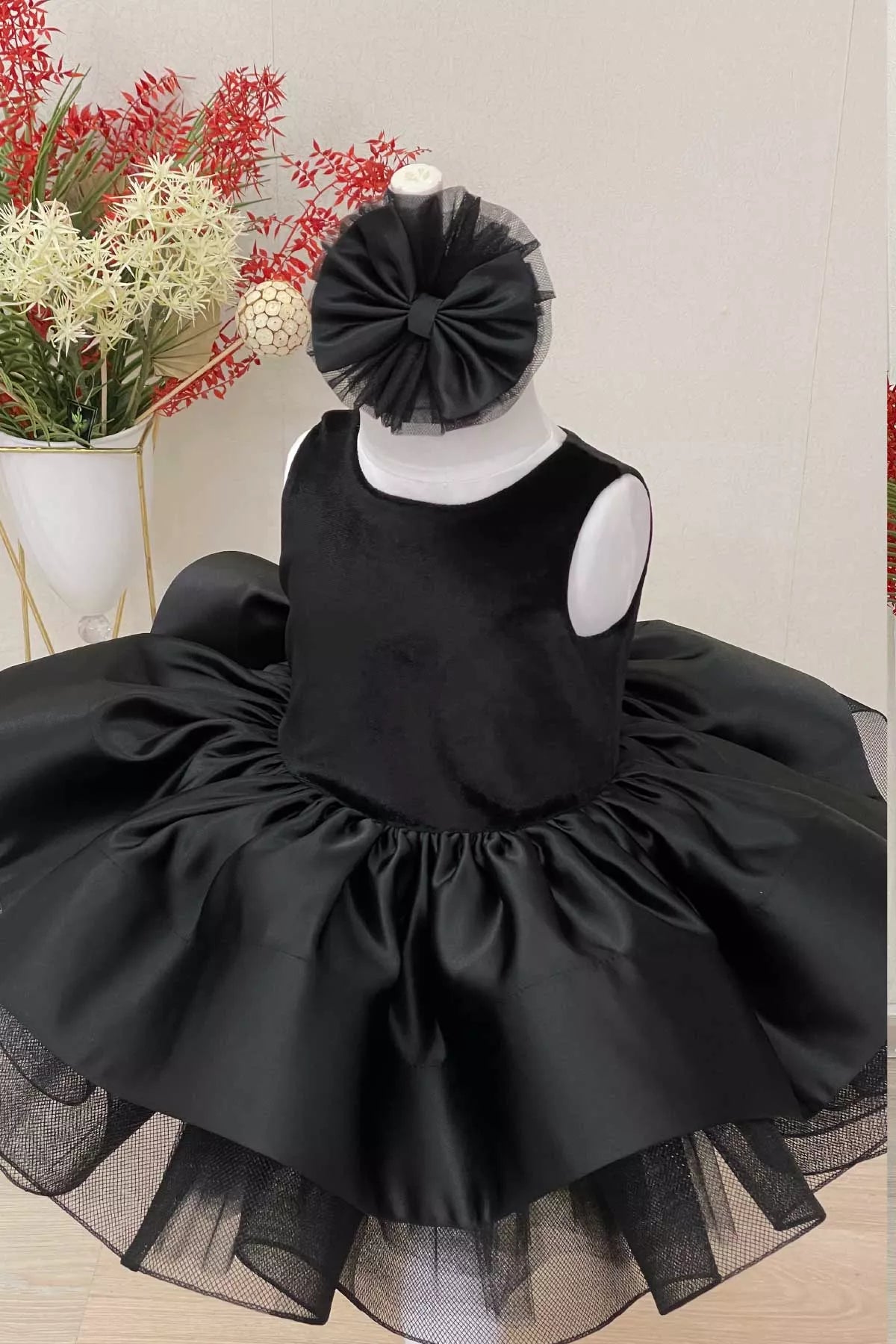 Abigail Black Party Dress