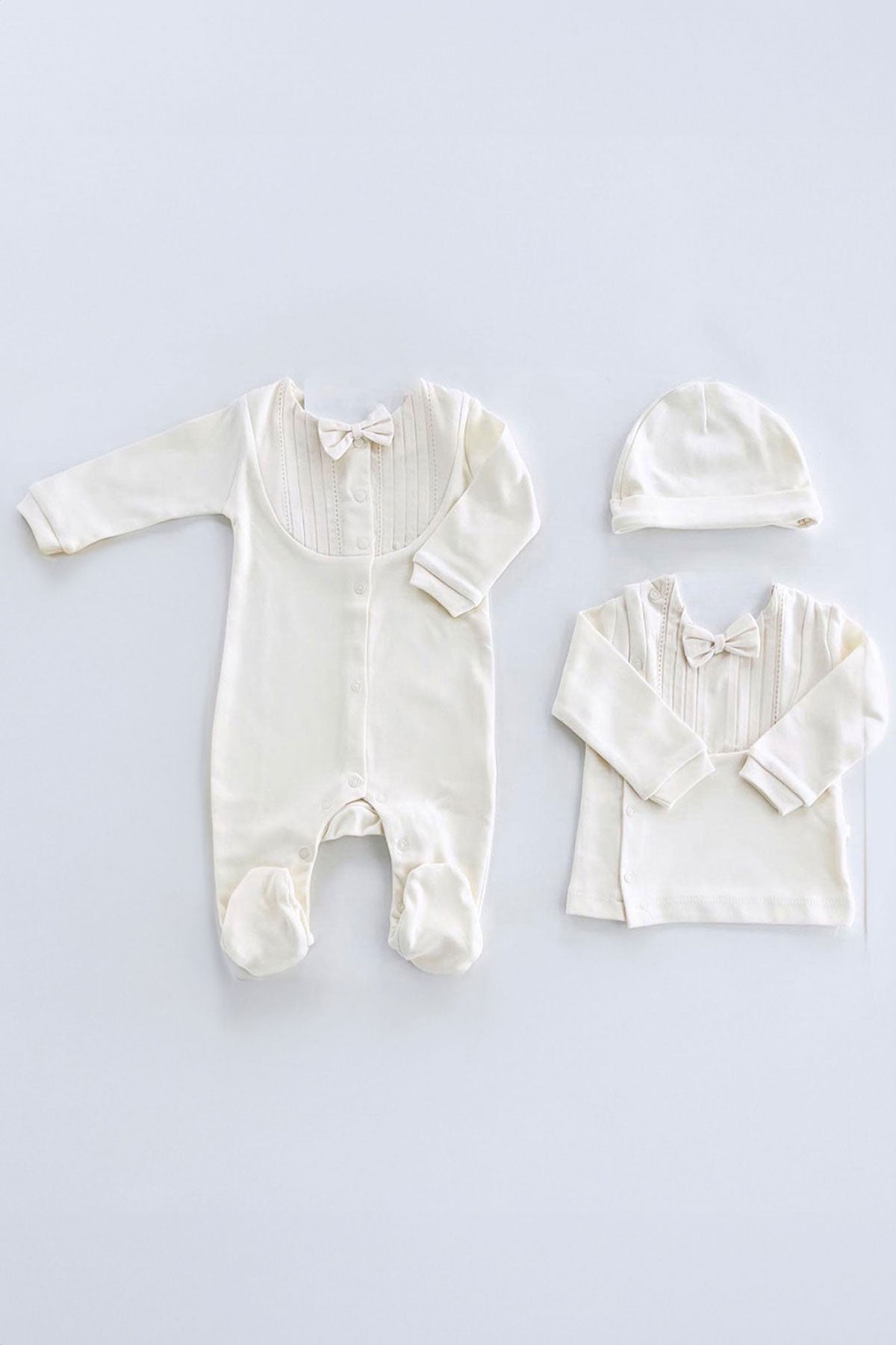 Alex Ecru Organic Cotton Newborn Coming Home Set (10 pcs)