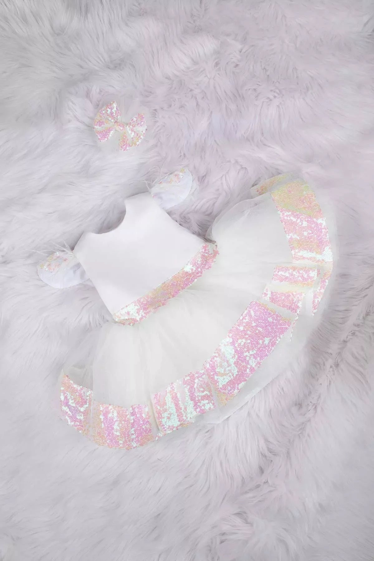 Almira White Baby Dress